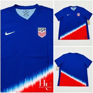 Nike USMNT USA 2024 Authentic Vaporknit Match Away Soccer Jersey Men’s Size 2XL